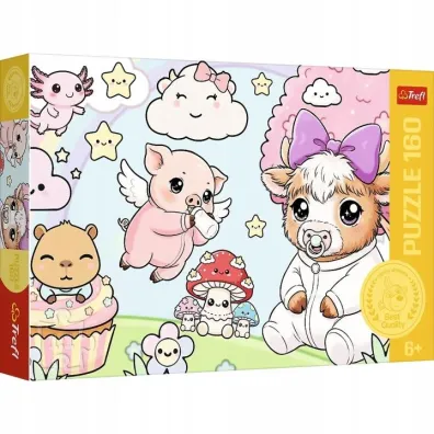 Puzzle 160 Zwierzaki maluchy TREFL