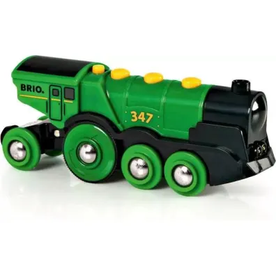 Lokomotywa klasyczna zielona 33593 Brio