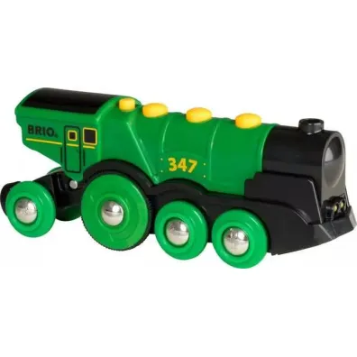 Lokomotywa klasyczna zielona 33593 Brio