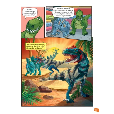 Czas gigant�w, czyli dinozaury jury. Nauka z komiksem. Era dinozaur�w. Tom 2