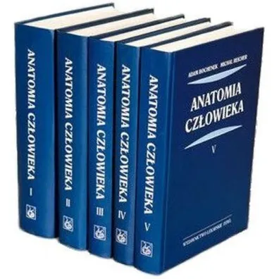 Anatomia czlowieka. Tomy 1-5 - Adam Bochenek, Micha� Reicher