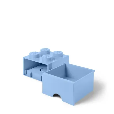 Szuflada klocek LEGO Brick 4 Jasnoniebieska
