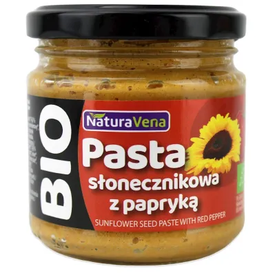 NaturaVena Pasta s�onecznikowa z papryk� 185 g Bio