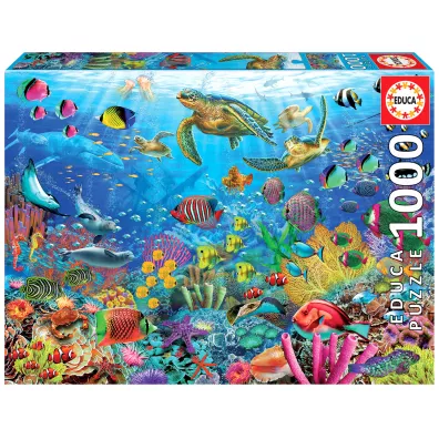 Puzzle 1000 el. elementw Podwodny wiat Educa