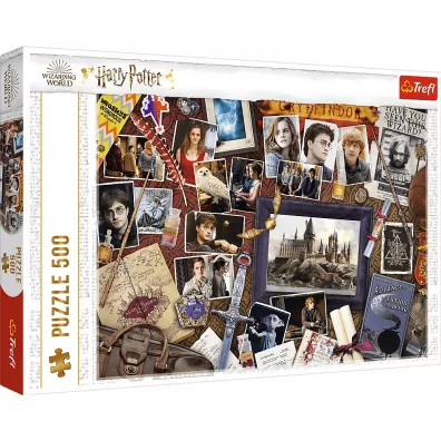 Puzzle 500 el. Pamitki z Hogwartu. Harry Potter Trefl