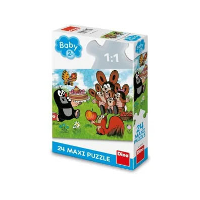 Puzzle baby 24 el. Krecik Urodziny Dino Toys