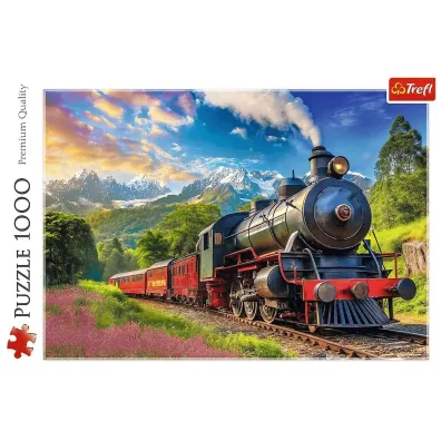 Puzzle 1000 el. Podr� poci�giem Trefl