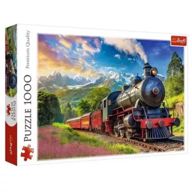 Puzzle 1000 Podr pocigiem TREFL
