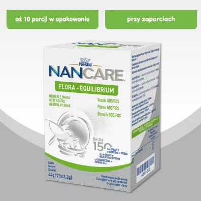 Nestle Nan Care Flora Equilibrium suplement diety dla niemowl�t od urodzenia 20 x 2.2 g