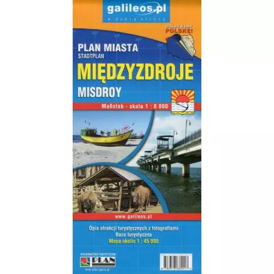 Plan miasta - �winouj�cie, Mi�dzyzdroje 1:11 500