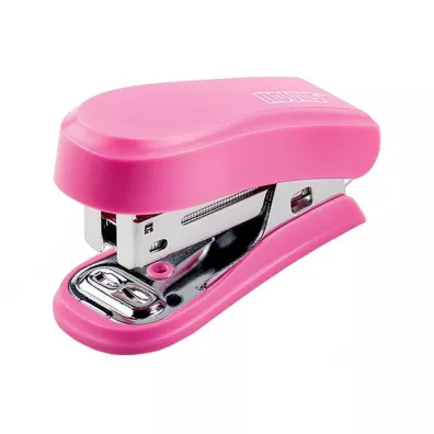 Novus Zszywacz mini r�owy + zszywki 24/6 blister
