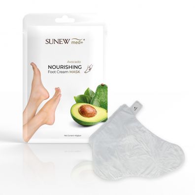 SunewMed+ Regenerujca maska do stp w formie skarpetek Avocado 40 g