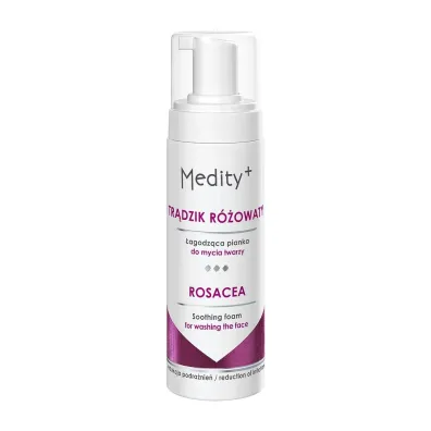 Medity+ +Tr�dzik R�owaty �agodz�ca pianka do mycia twarzy 150 ml