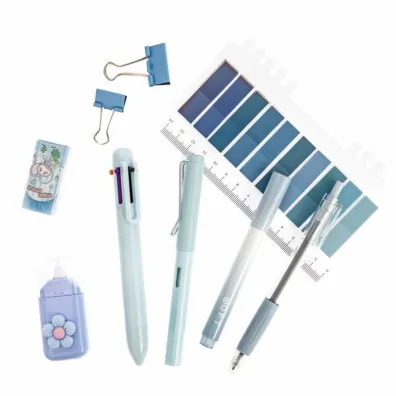dpCraft Zestaw szkolno biurowy pastel blue 9el