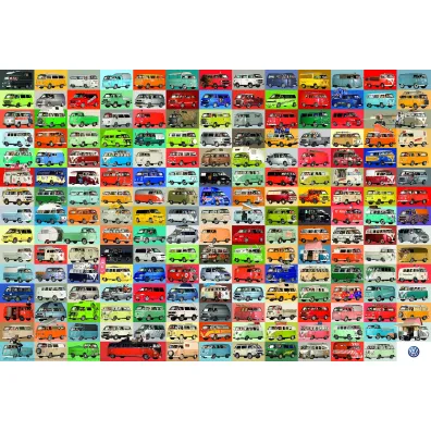 Puzzle 2000 el. The VW Groovy Bus Eurographics