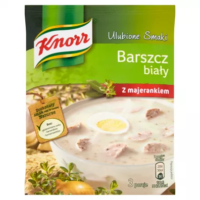 Knorr Ulubione Smaki Barszcz bia�y z majerankiem w proszku 47 g