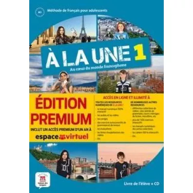 A la une 1. Podr�cznik. Edition premium