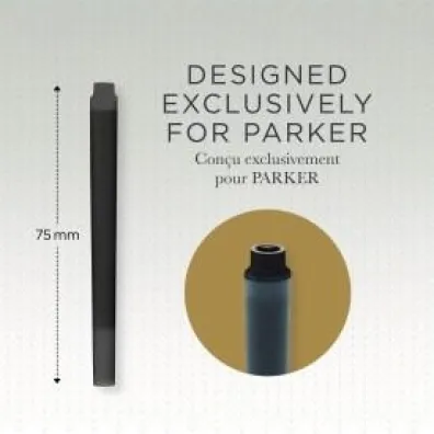 Parker Naboje do pi�ra czarne 5 szt.