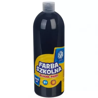 Astra Farba szkolna w butelce czarny 1 l