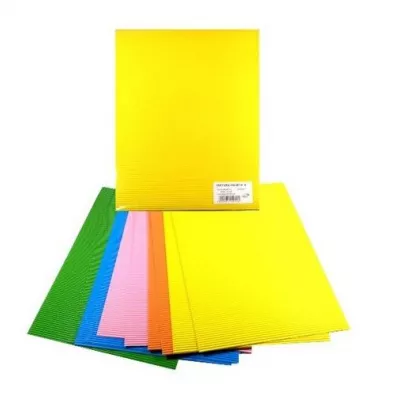 Galeria Hobby Tektura falista pastelowa 25x35 cm, 10 arkuszy