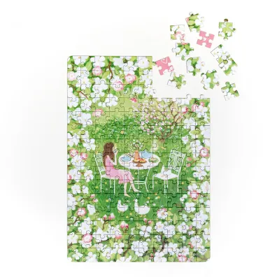 Puzzle Puzzlove CzuCzu 4x150 el. Czas na kwiaty Bright Junior Media