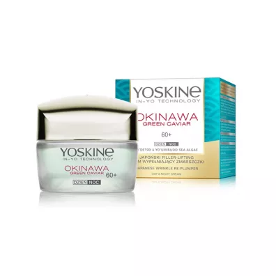 Yoskine Okinawa Green Caviar 60+ krem wype�niaj�cy zmarszczki na dzie� i na noc 50 ml