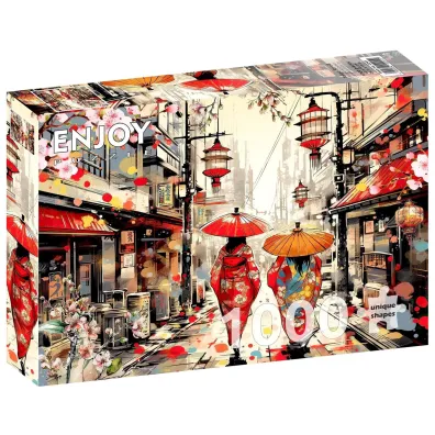 Puzzle 1000 Spacer po Tokio / Japonia Enjoy