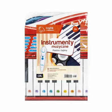 Czytaj z Albikiem. Instrumenty muzyczne. Pianino i bbny