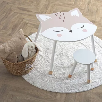 Stolik dziecicy Fox Blat z motywem liska