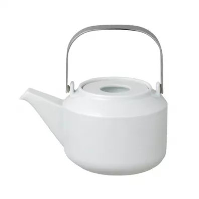 Kinto Leaves to Tea Dzbanek ze stalowym zaparzaczem do herbaty Biay 600 ml