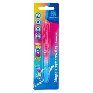 D�ugopis wymazywalny 0,6 mm ASTRAPEN Oops! Neon