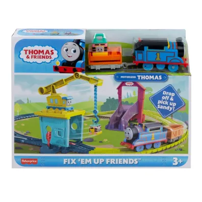 Tomek i Przyjaciele. D�wig Karolcia + Sandy Zestaw tor�w HDY58 Mattel