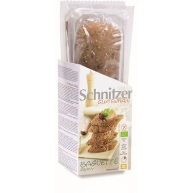 Schnitzer Bagietka kukurydziana bezglutenowa z nasionami oleistymi do zapiekania 320 g Bio