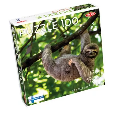 Puzzle 100 Sloth Hanging on Tree Tactic