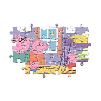 Puzzle 60 el. Maxi SuperColor.Peppa Pig Clementoni