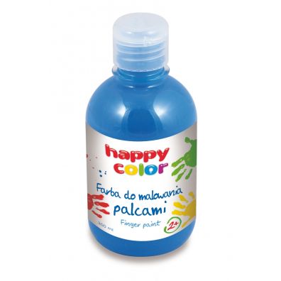 Happy Color Farba do malowania palcami 300 ml niebieska