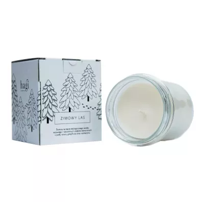 Hagi Cosmetics wieca sojowa Zimowy Las 230 g