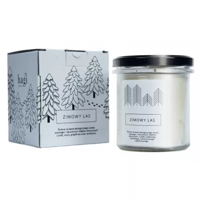 Hagi Cosmetics wieca sojowa Zimowy Las 230 g