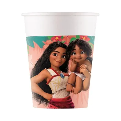 Vaiana Kubeczki papierowe Moana 200ml 8 szt.