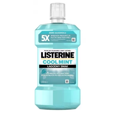 Listerine Cool Mint pyn do pukania jamy ustnej agodny Smak 500 ml