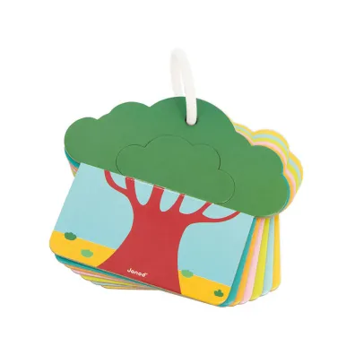 Karty sensoryczne Sawanna 12 m+ Janod