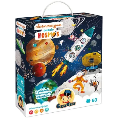 Puzzle obserwacyjne 60 el. Kosmos Bright Junior Media