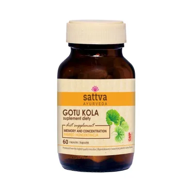 Sattva Gotu kola ekstrakt (450 mg) Suplement diety 60 kaps.
