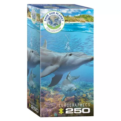 Puzzle 250 el. Delfiny Eurographics