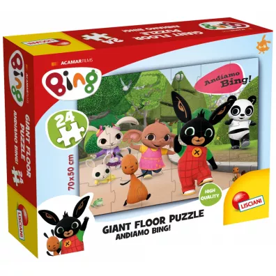 Wielkie puzzle pod�ogowe 24 el. Bing 1 Lisciani