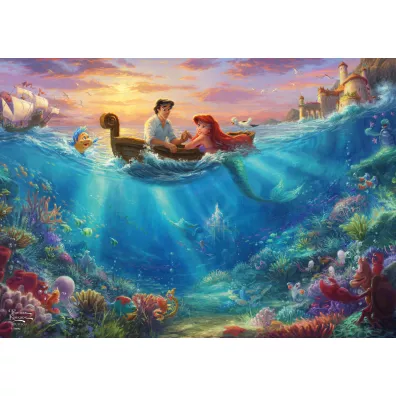 Puzzle w puszce 500 el. Thomas Kinkade, Ma�a Syrenka Schmidt