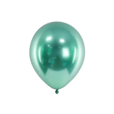 PartyDeco Balony Glossy 30cm, butelkowa ziele�: 1op./50szt.