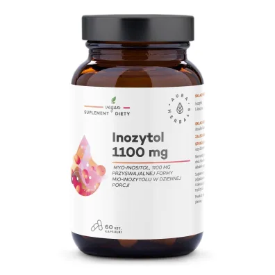Aura Herbals Inozytol 1100 mg Suplement diety 60 kaps.