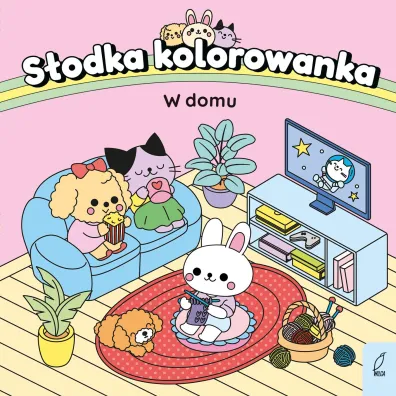 S�odka kolorowanka. W domu