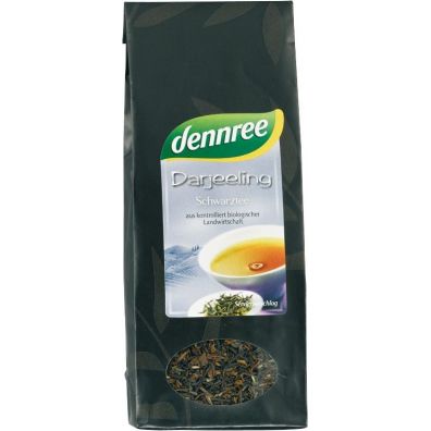 Dennree Herbata czarna darjeeling liściasta 100 g Bio
